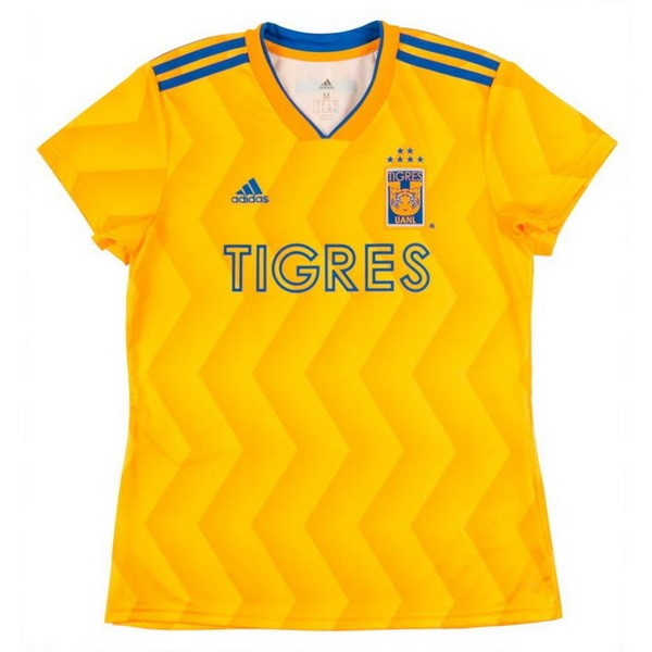 Camiseta Tigres de la UANL Replica Primera Ropa Mujer 2018/19 Amarillo